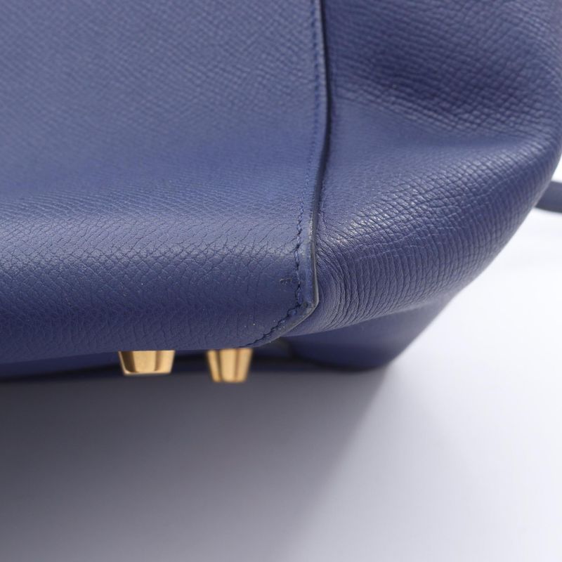 Celine Handbag Belt Bag Mini Belt Bag Mini 176103 Navy Leather Belt Bag Mini