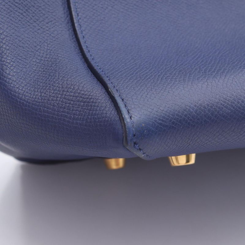 Celine Handbag Belt Bag Mini Belt Bag Mini 176103 Navy Leather Belt Bag Mini