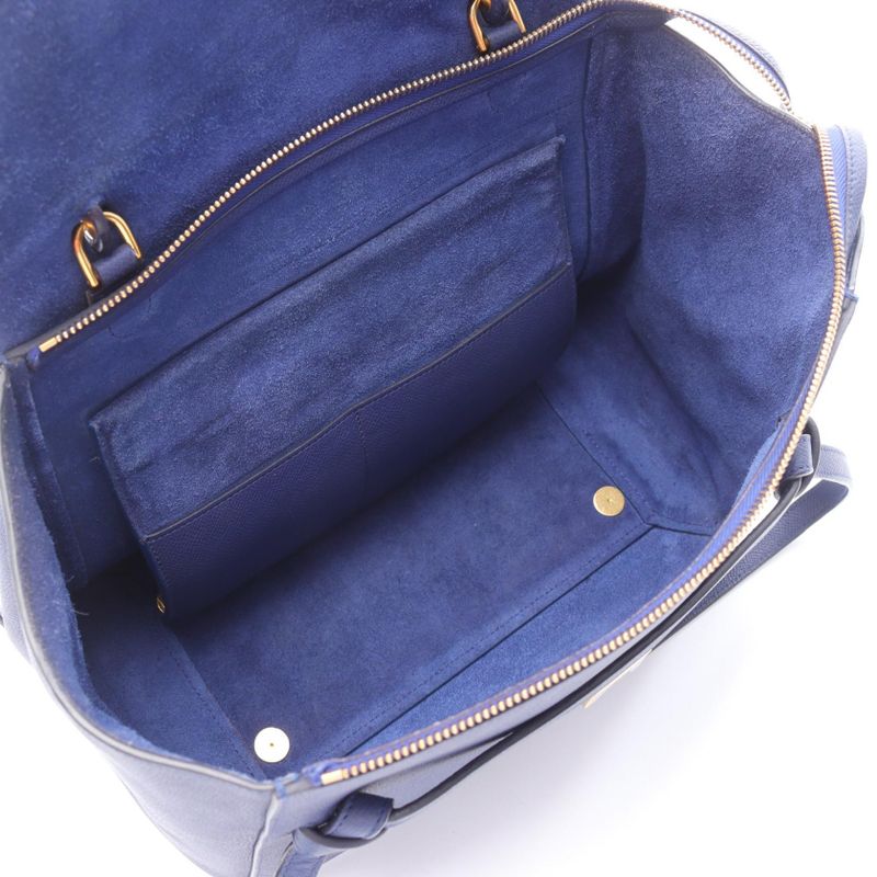 Celine Handbag Belt Bag Mini Belt Bag Mini 176103 Navy Leather Belt Bag Mini