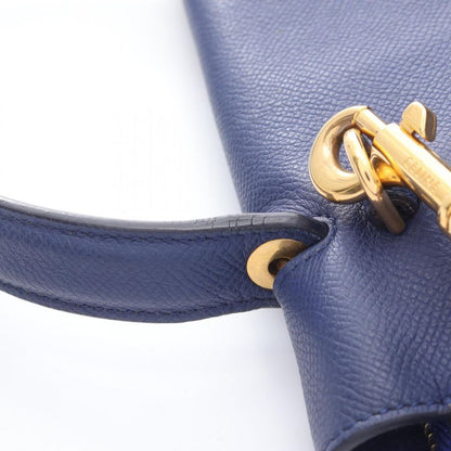Celine Handbag Belt Bag Mini Belt Bag Mini 176103 Navy Leather Belt Bag Mini
