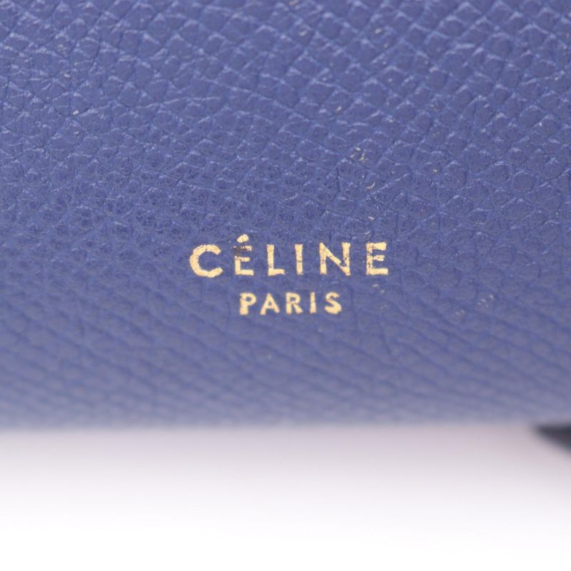 Celine Handbag Belt Bag Mini Belt Bag Mini 176103 Navy Leather Belt Bag Mini
