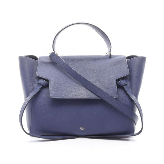 Celine Handbag Belt Bag Mini Belt Bag Mini 176103 Navy Leather Belt Bag Mini