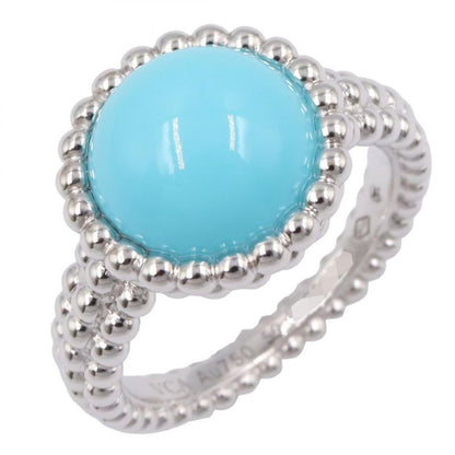 Van Cleef & Arpels Ring ・ring Perle Couleur Turquoise Ring 18k White Gold