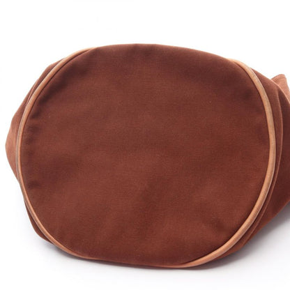 Hermes Shoulder Bag Porochonmimil GM Brown Canvas Leather Porochonmimil GM