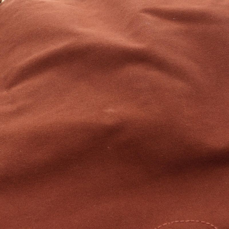 Hermes Shoulder Bag Porochonmimil GM Brown Canvas Leather Porochonmimil GM