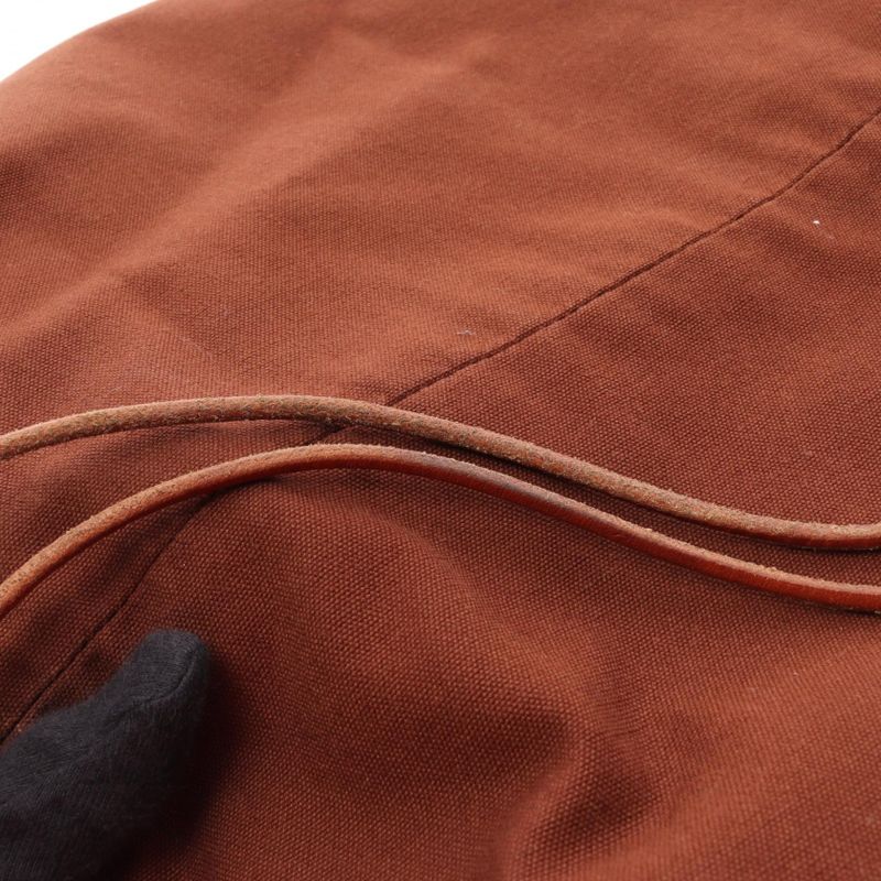 Hermes Shoulder Bag Porochonmimil GM Brown Canvas Leather Porochonmimil GM