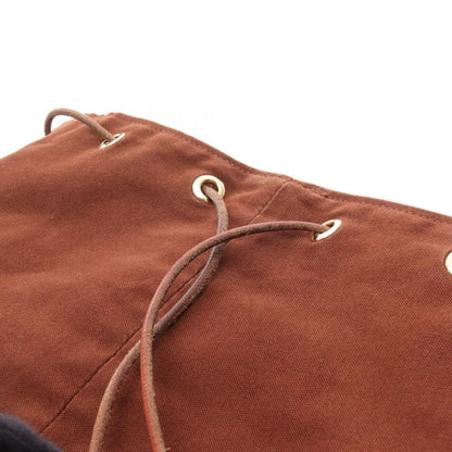 Hermes Shoulder Bag Porochonmimil GM Brown Canvas Leather Porochonmimil GM
