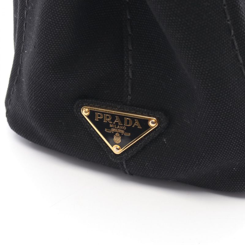 Prada Tote Bag Canapa 1bg439 Black Other 2way Canapa Tote Ladies Used B