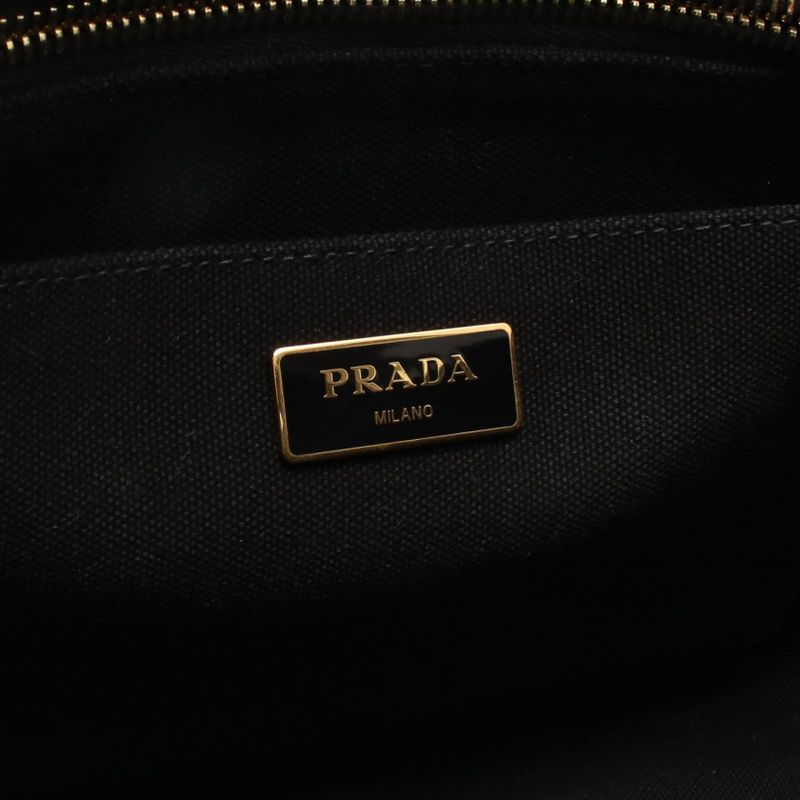 Prada Tote Bag Canapa 1bg439 Black Other 2way Canapa Tote Ladies Used B