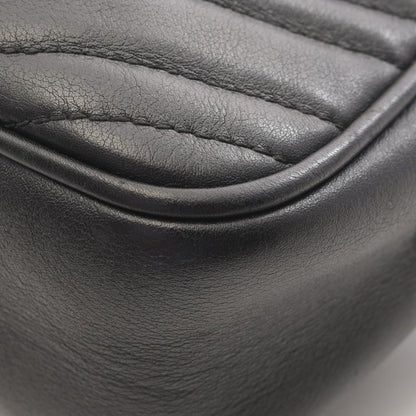 Gucci Shoulder Bag Ggmarmont 447632 Black Leather Ggmarmont Chain Shoulder