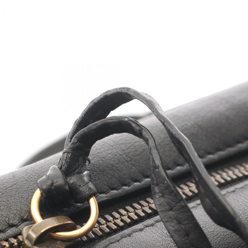 Gucci Shoulder Bag Ggmarmont 447632 Black Leather Ggmarmont Chain Shoulder