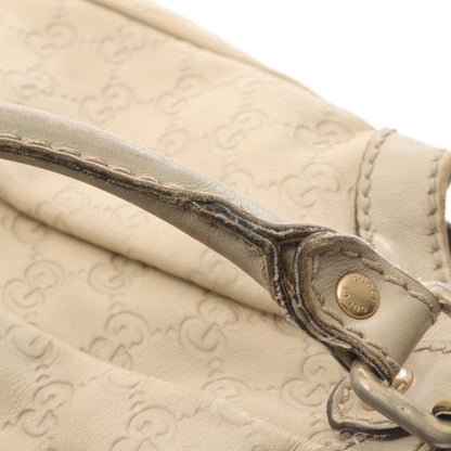 Gucci Handbag Sookie 211944 Ivory Leather Sookie Guccissima Handbag Ladies Used