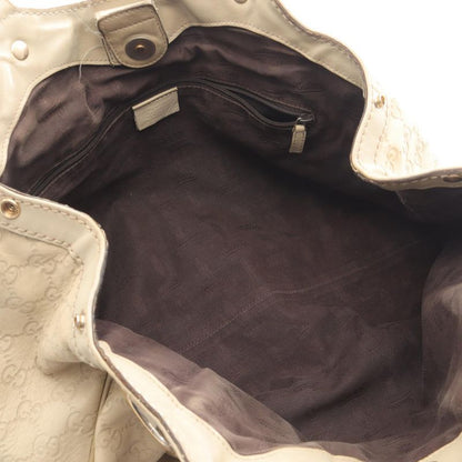 Gucci Handbag Sookie 211944 Ivory Leather Sookie Guccissima Handbag Ladies Used