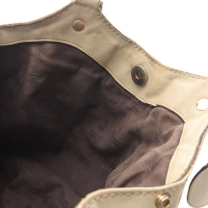 Gucci Handbag Sookie 211944 Ivory Leather Sookie Guccissima Handbag Ladies Used