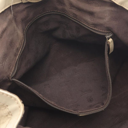 Gucci Handbag Sookie 211944 Ivory Leather Sookie Guccissima Handbag Ladies Used