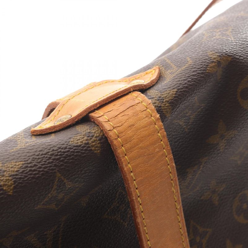 Louis Vuitton Shoulder Bag Saumur 35 M42254 PVC Coated Canvas Leather Saumur 35