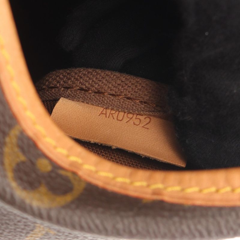 Louis Vuitton Shoulder Bag Saumur 35 M42254 PVC Coated Canvas Leather Saumur 35