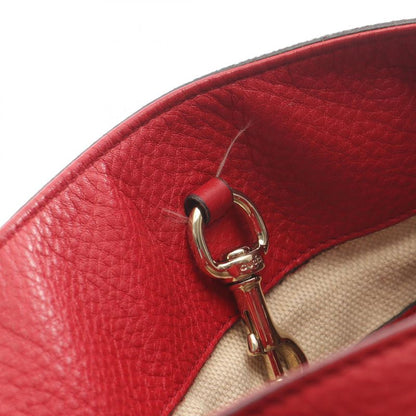 Gucci Shoulder Bag Soho Interlocking G 308982 Red Leather Soho Interlocking G
