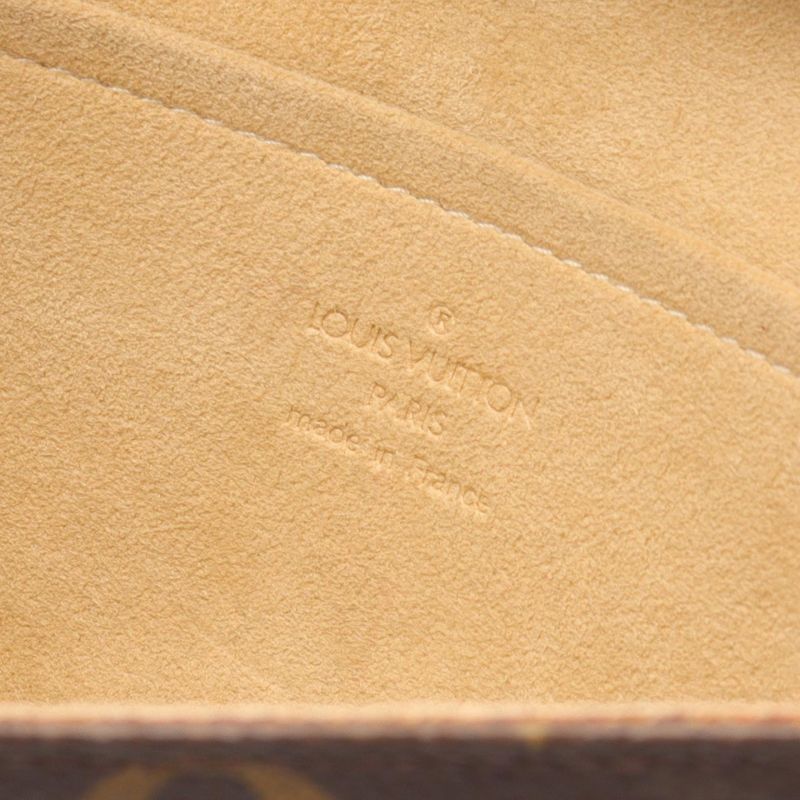 Louis Vuitton Shoulder Bag Pochette Twin GM M51852 PVC Coated Canvas Leather