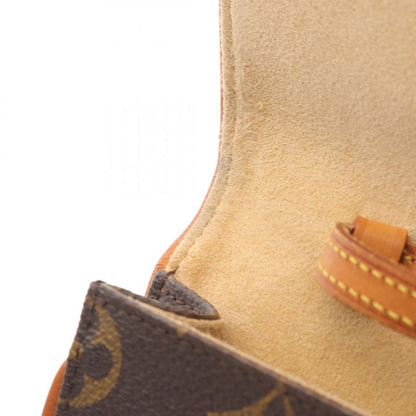 Louis Vuitton Shoulder Bag Pochette Twin GM M51852 PVC Coated Canvas Leather