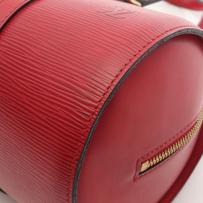 Louis Vuitton Handbag Souflo M52227 Castilian Red Leather Souflot Women's Used B