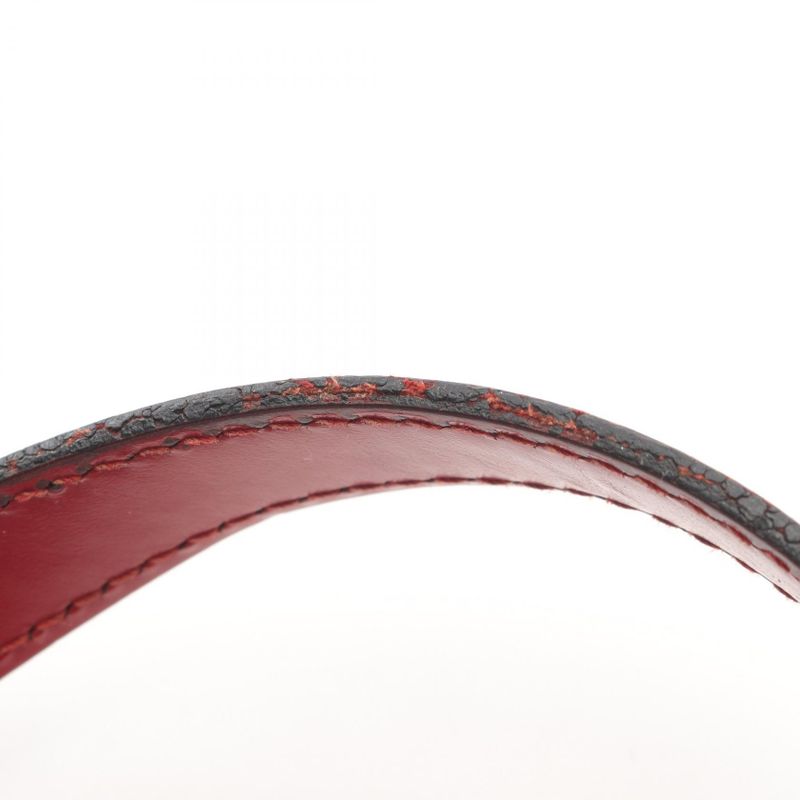 Louis Vuitton Handbag Souflo M52227 Castilian Red Leather Souflot Women's Used B