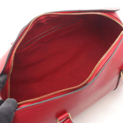 Louis Vuitton Handbag Souflo M52227 Castilian Red Leather Souflot Women's Used B