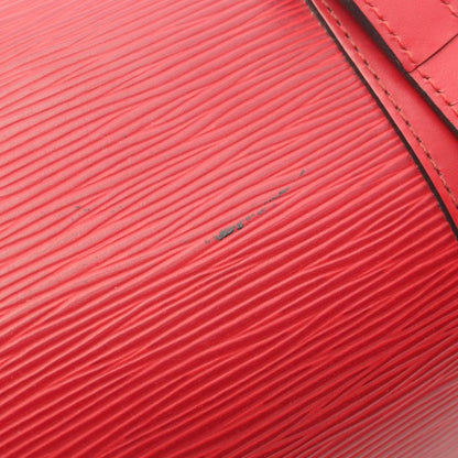 Louis Vuitton Handbag Souflo M52227 Castilian Red Leather Souflot Women's Used B