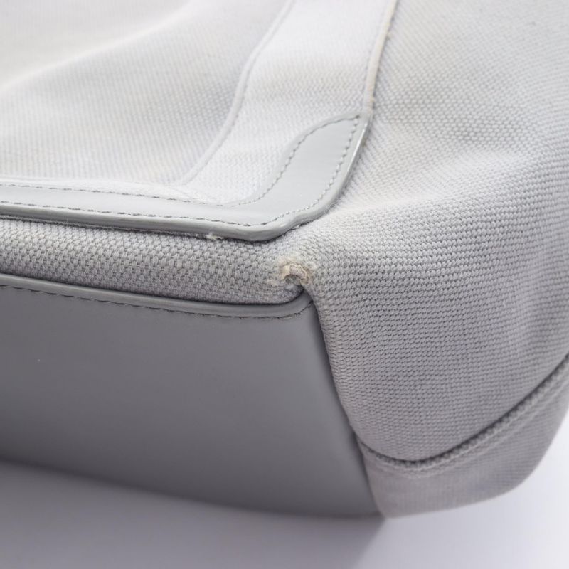 Balenciaga Tote Bag Navy Cabas S Navy Cabas 339933 Gray Canvas Leather Navy