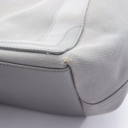 Balenciaga Tote Bag Navy Cabas S Navy Cabas 339933 Gray Canvas Leather Navy