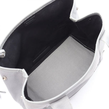 Balenciaga Tote Bag Navy Cabas S Navy Cabas 339933 Gray Canvas Leather Navy