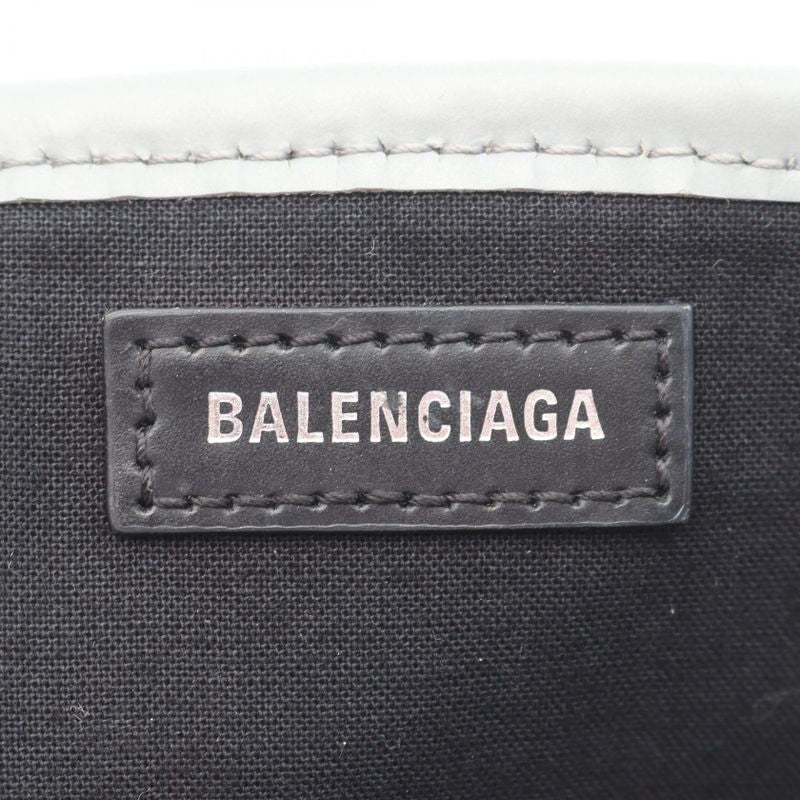 Balenciaga Tote Bag Navy Cabas S Navy Cabas 339933 Gray Canvas Leather Navy