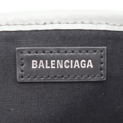 Balenciaga Tote Bag Navy Cabas S Navy Cabas 339933 Gray Canvas Leather Navy