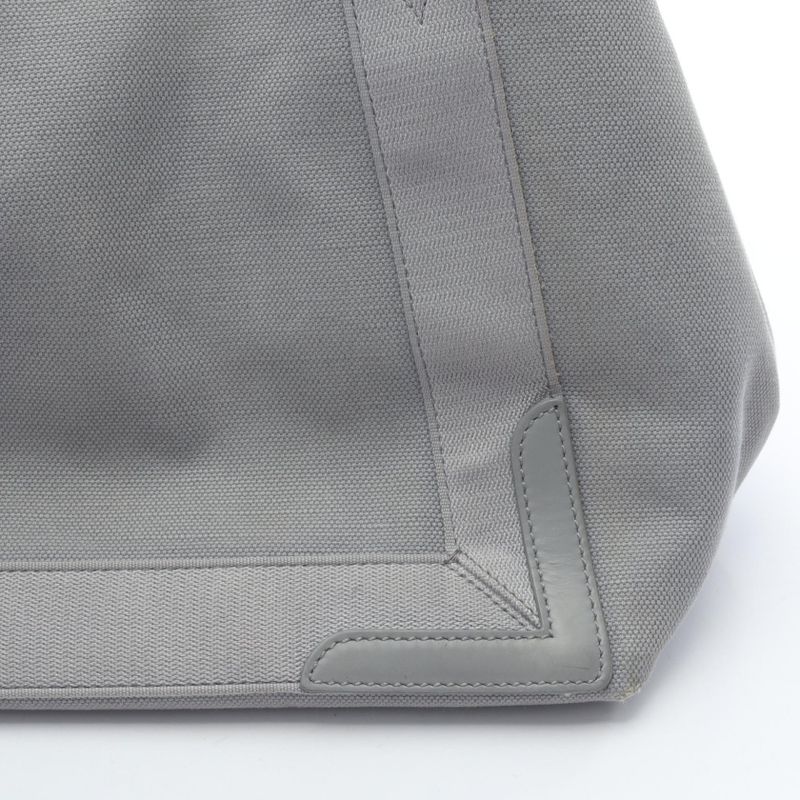 Balenciaga Tote Bag Navy Cabas S Navy Cabas 339933 Gray Canvas Leather Navy