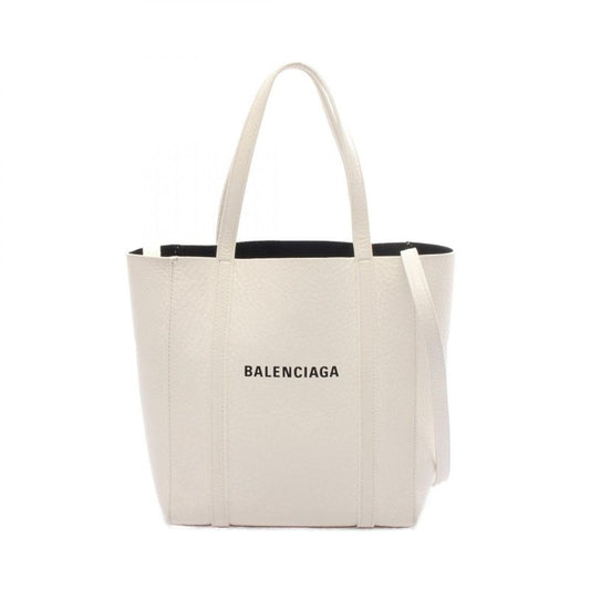 Balenciaga Tote Bag Everyday XXS Everyday 551815 White Leather Everyday 2way