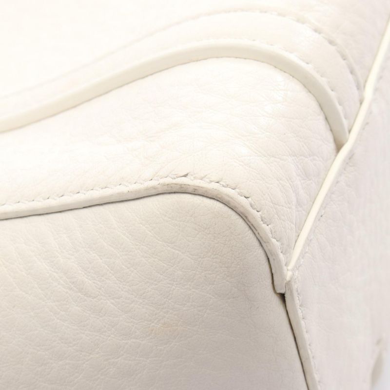 Balenciaga Tote Bag Everyday XXS Everyday 551815 White Leather Everyday 2way