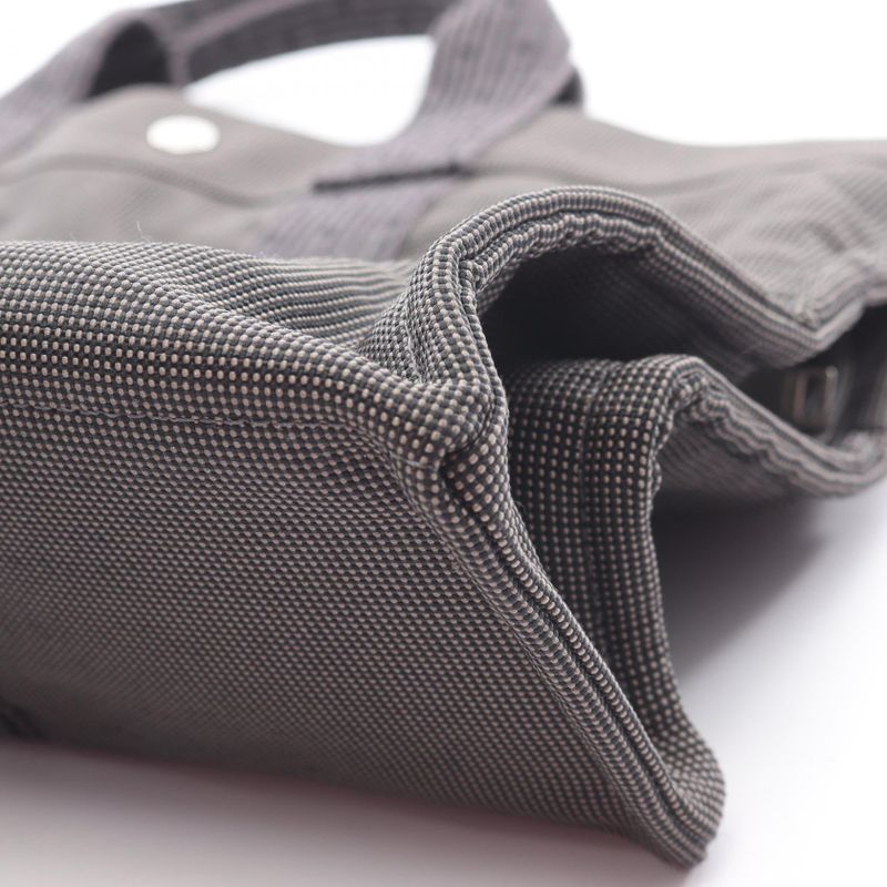 Hermes Tote Bag Her Line MM Gray Canvas Her Line Tote MM Unisex Used B