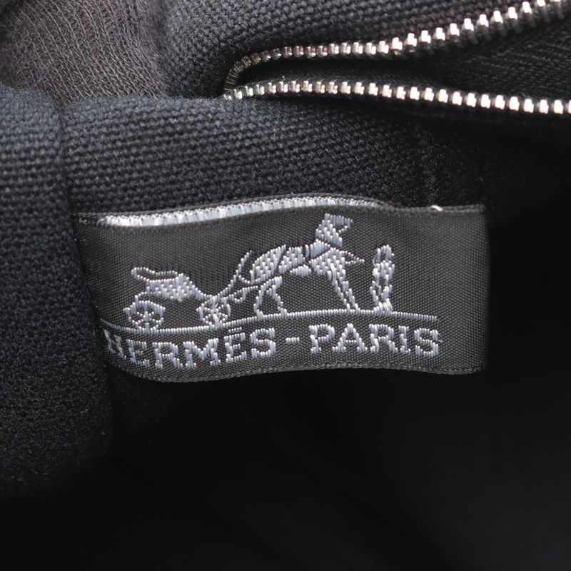 Hermes Tote Bag Fourre Tout MM Black Canvas Fourre Tout Tote MM Black Ladies