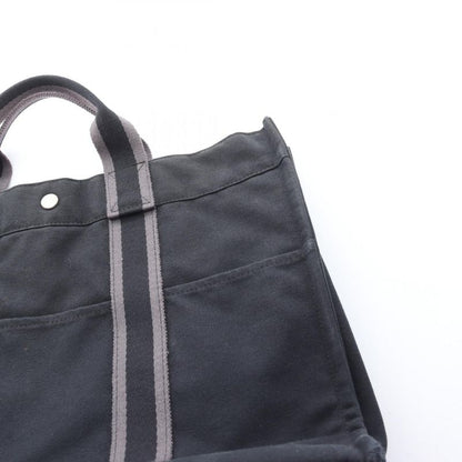 Hermes Tote Bag Fourre Tout MM Black Canvas Fourre Tout Tote MM Black Ladies