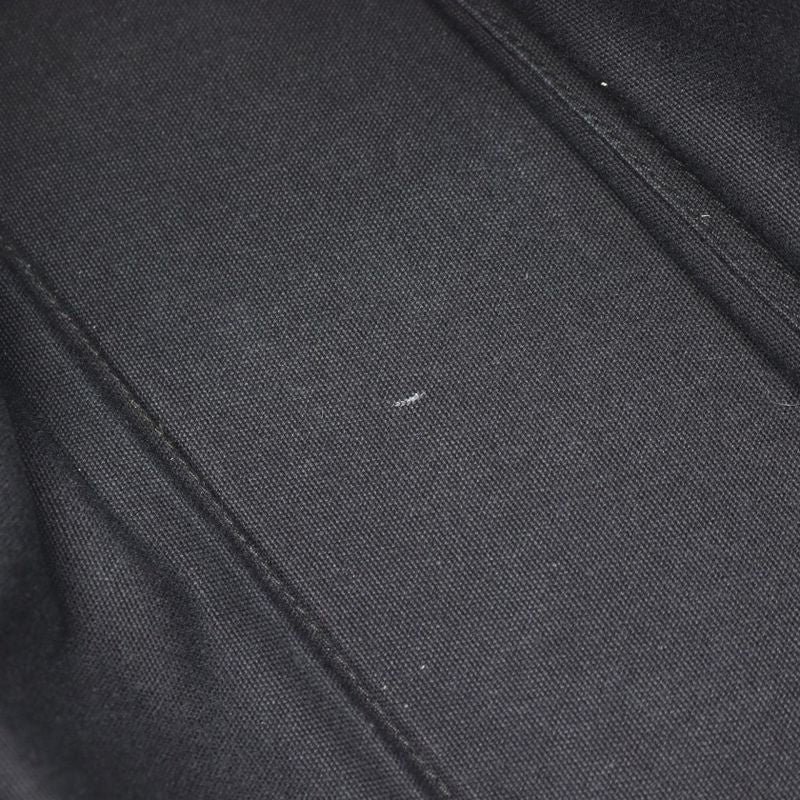 Hermes Tote Bag Fourre Tout MM Black Canvas Fourre Tout Tote MM Black Ladies