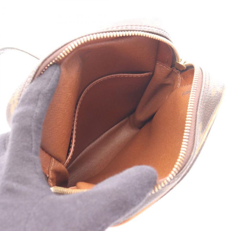 Louis Vuitton Shoulder Bag Danube M45266 PVC Coated Canvas Leather Danube