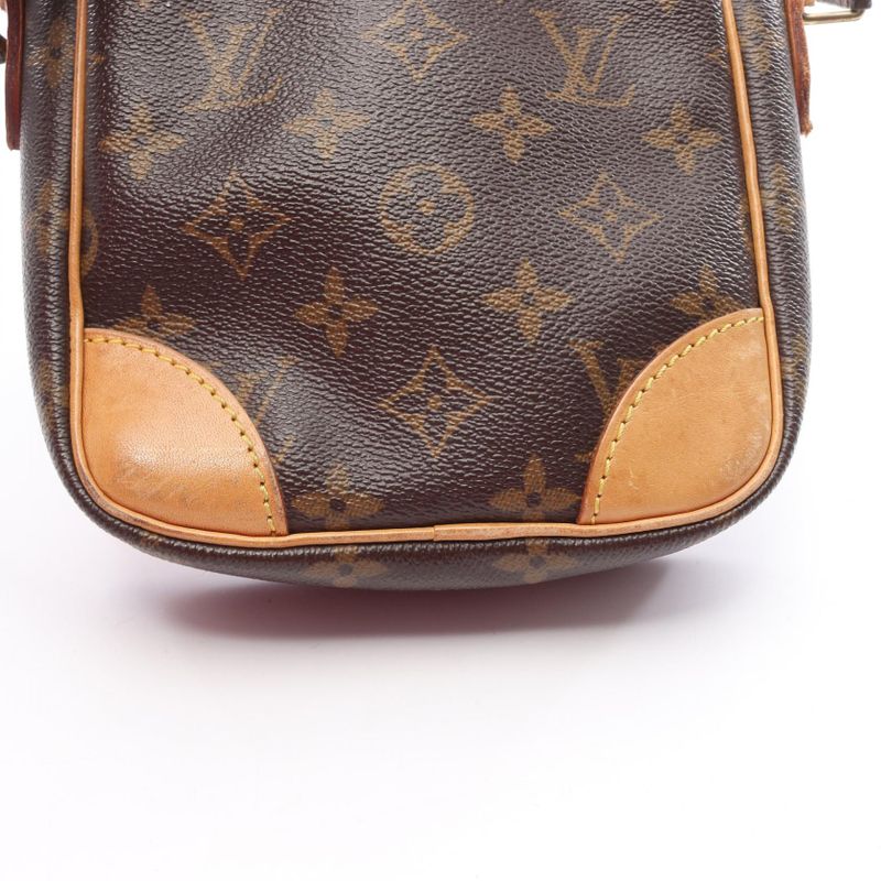 Louis Vuitton Shoulder Bag Danube M45266 PVC Coated Canvas Leather Danube