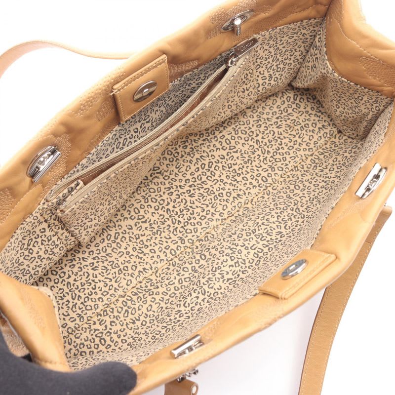 Cartier Handbag Panther Beige Leather