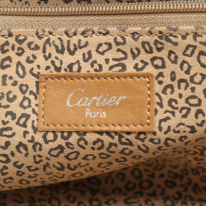 Cartier Handbag Panther Beige Leather