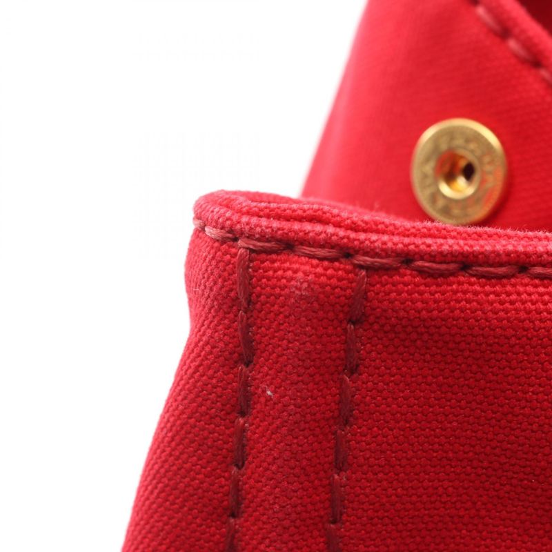 Prada Tote Bag Canapa Bn1872 Red Canvas Canapa Tote Ladies Used B