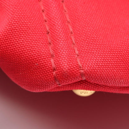 Prada Tote Bag Canapa Bn1872 Red Canvas Canapa Tote Ladies Used B