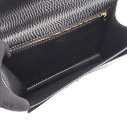 Louis Vuitton Handbag Monceau M52122 Noir Black Leather Monceau Ladies Used C