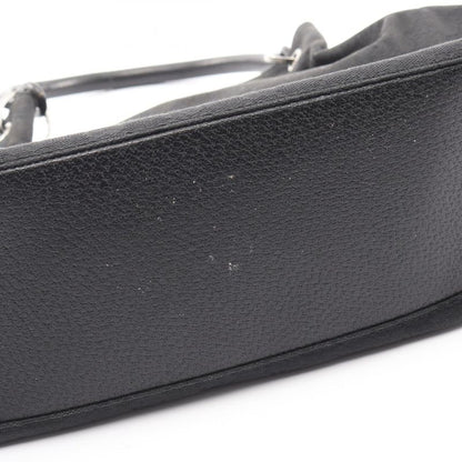 Gucci Tote Bag GG Canvas 115015 Black Canvas Leather Tote Bag Women's Used B