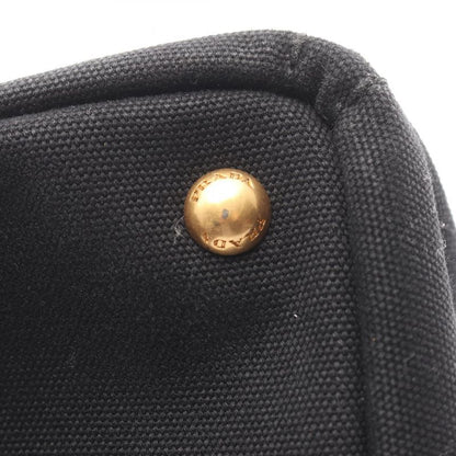 Prada Tote Bag Canapa Bn2642 Black Canvas Canapa Tote Ladies Used B