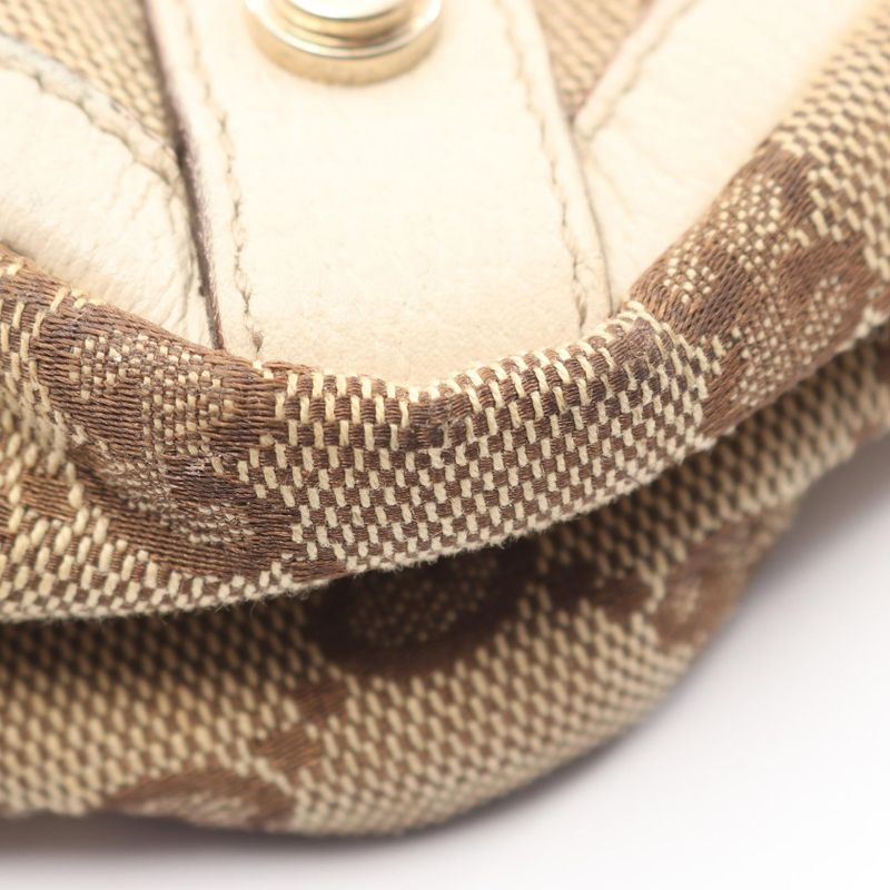 Gucci Tote Bag Abbey GG Canvas 141472 Beige Canvas Leather GG Canvas Tote Bag